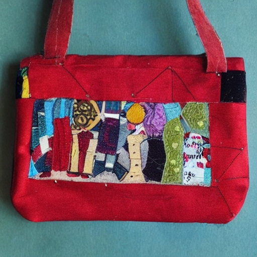 fabric patch on a bag