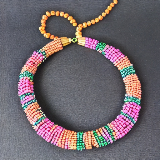 handmade necklace with beads, which is one of the custom accessories you can make