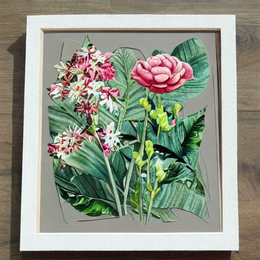 decoupage with botanical print, which is one of the custom accessories you can make