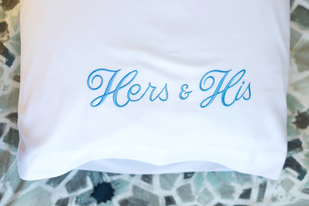 monogrammed pillow cover