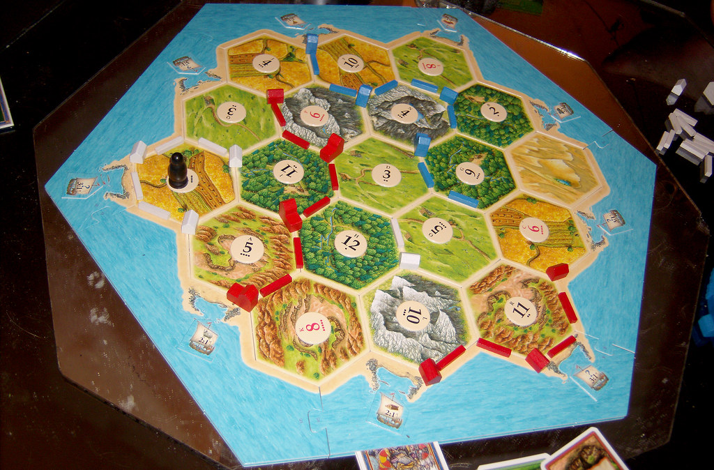 Settlers of Catan, a board game for family