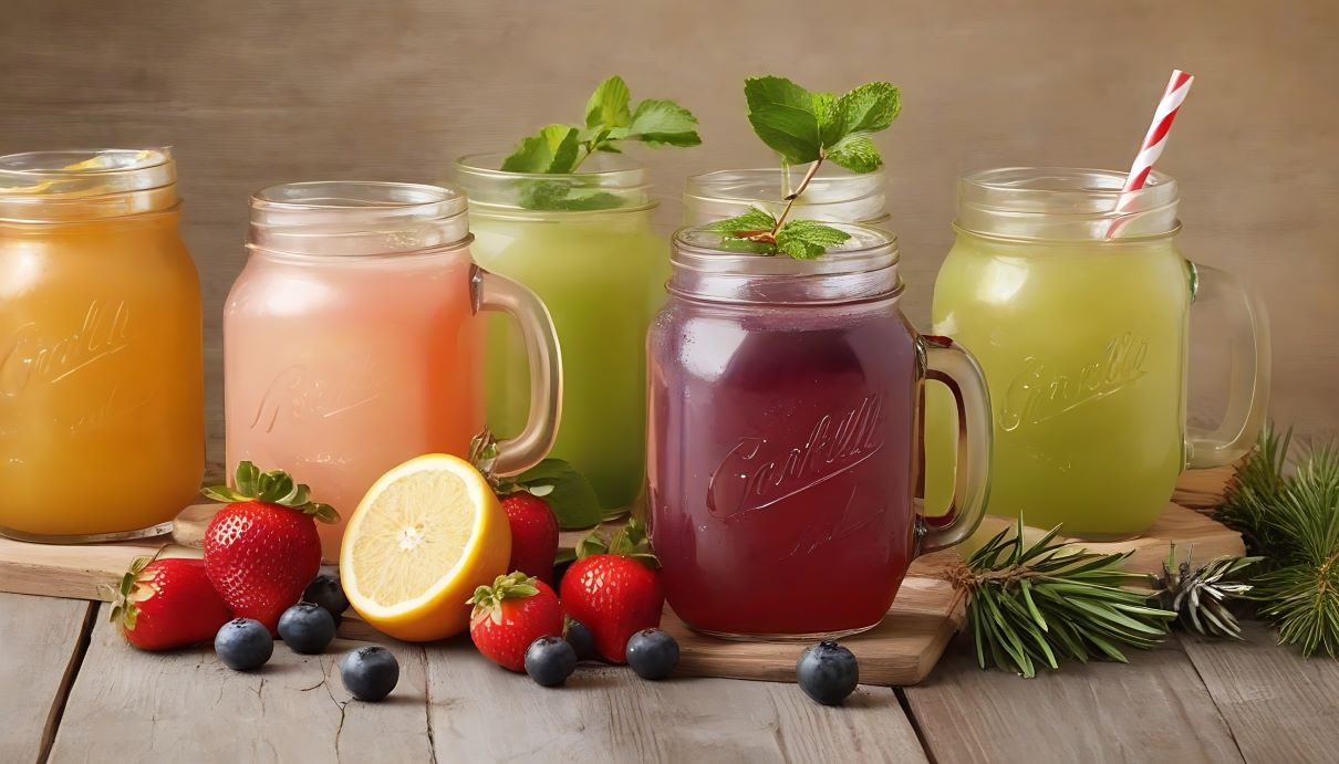 seasonal homemade drinks